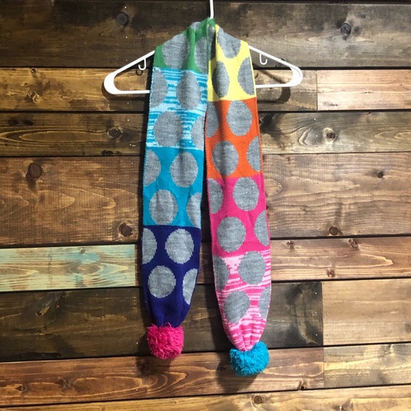 Double-Sided Colorful Knit Winter Scarf - Picture 1 of 4